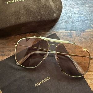 Authentic Tom Ford “Connor” Aviator Sunglasses